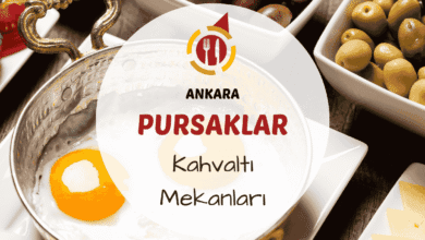Ankara Pursaklar kahvaltı mekanlarını gösteren kahvaltı masası fotoğrafı