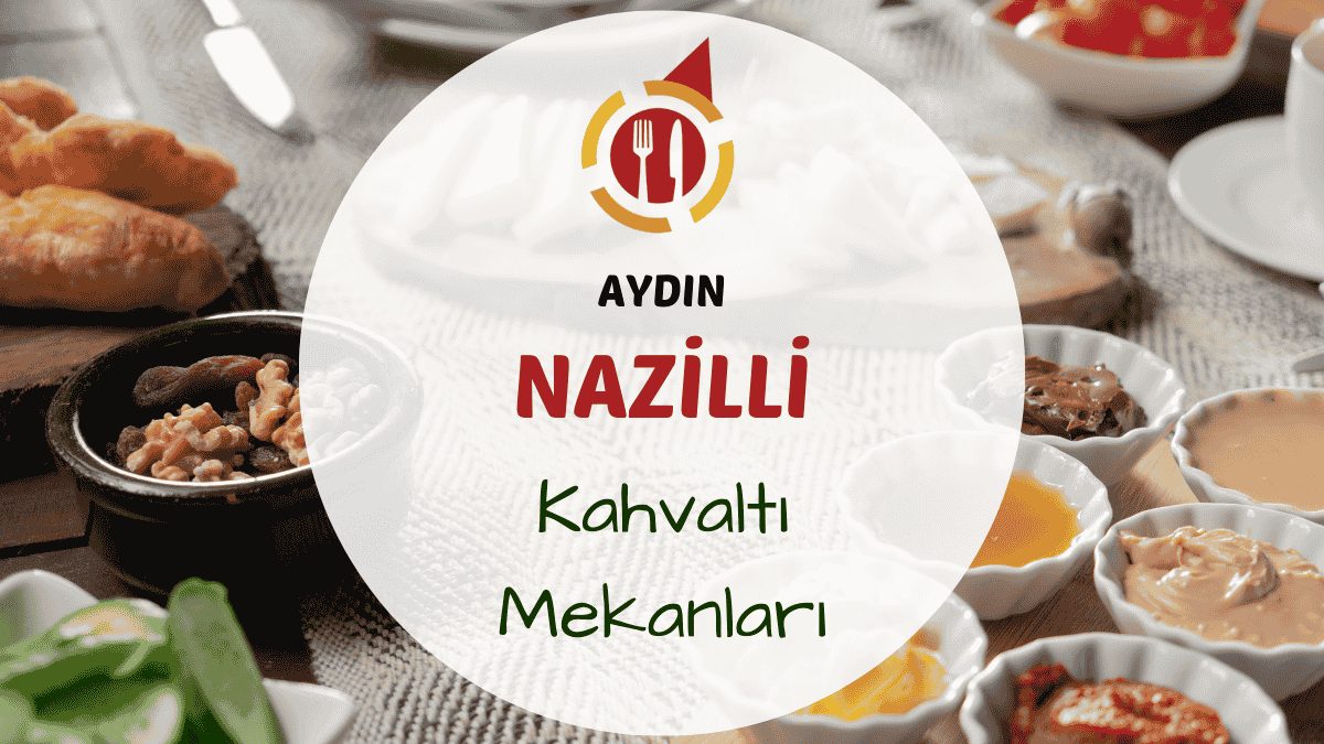 Aydın Nazilli kahvaltı mekanlarını gösteren açık hava kahvaltı masası görseli