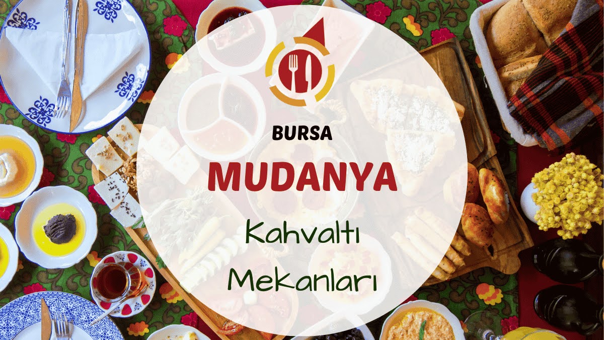 Bursa Mudanya kahvaltı mekanlarını gösteren deniz manzaralı kahvaltı masası görseli