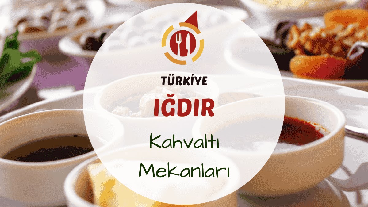 Iğdır kahvaltı mekanlarını gösteren yöresel ürünlerle hazırlanmış kahvaltı masası görseli