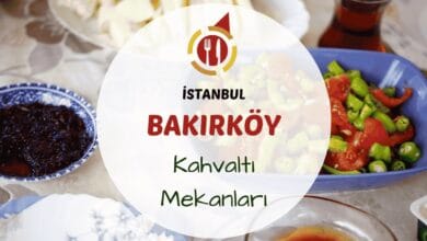 İstanbul Bakırköy kahvaltı mekanlarını gösteren sahil kenarında kahvaltı masası görseli