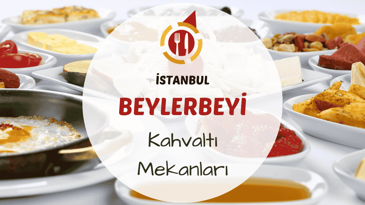 İstanbul Beylerbeyi kahvaltı mekanlarını gösteren Boğaz manzaralı kahvaltı masası görseli