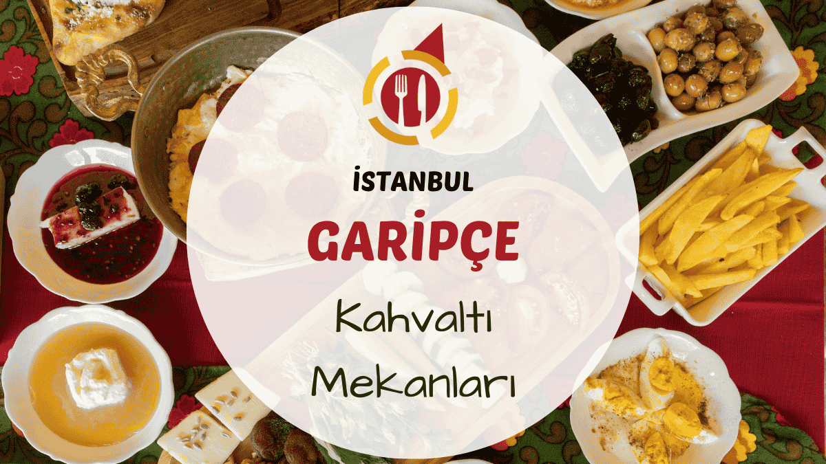İstanbul Garipçe kahvaltı mekanlarını gösteren deniz manzaralı kahvaltı masası görseli