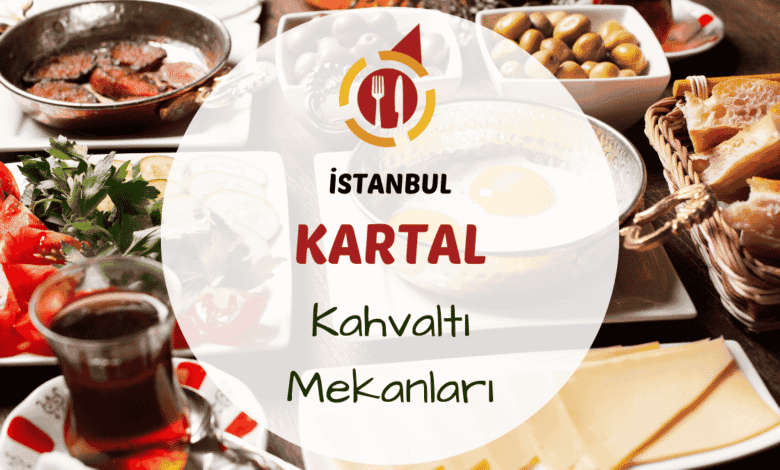 İstanbul Kartal kahvaltı mekanlarını gösteren sahil manzaralı kahvaltı masası görseli