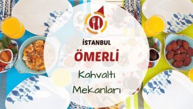 İstanbul Ömerli kahvaltı mekanlarını gösteren gölet kenarında kurulmuş kahvaltı masası görseli