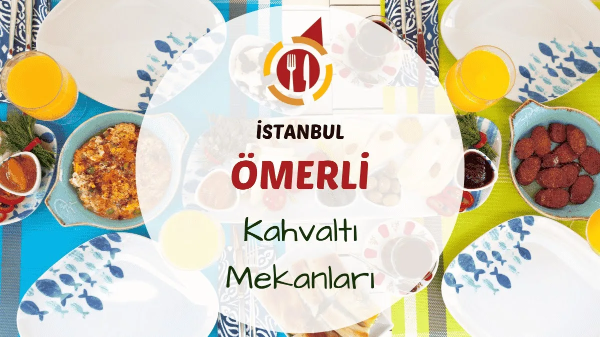 İstanbul Ömerli kahvaltı mekanlarını gösteren gölet kenarında kurulmuş kahvaltı masası görseli