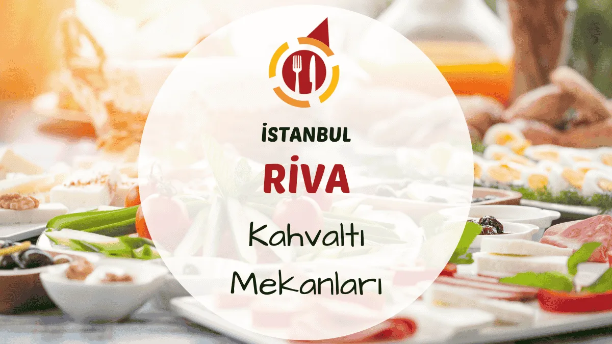 İstanbul Riva kahvaltı mekanlarını gösteren dere kenarında kurulmuş kahvaltı masası görseli