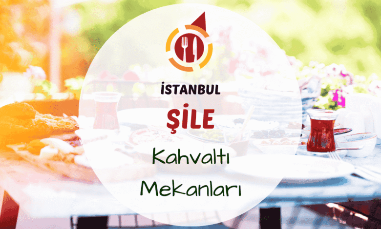 İstanbul Şile kahvaltı mekanlarını gösteren doğa ve deniz manzaralı kahvaltı masası görseli