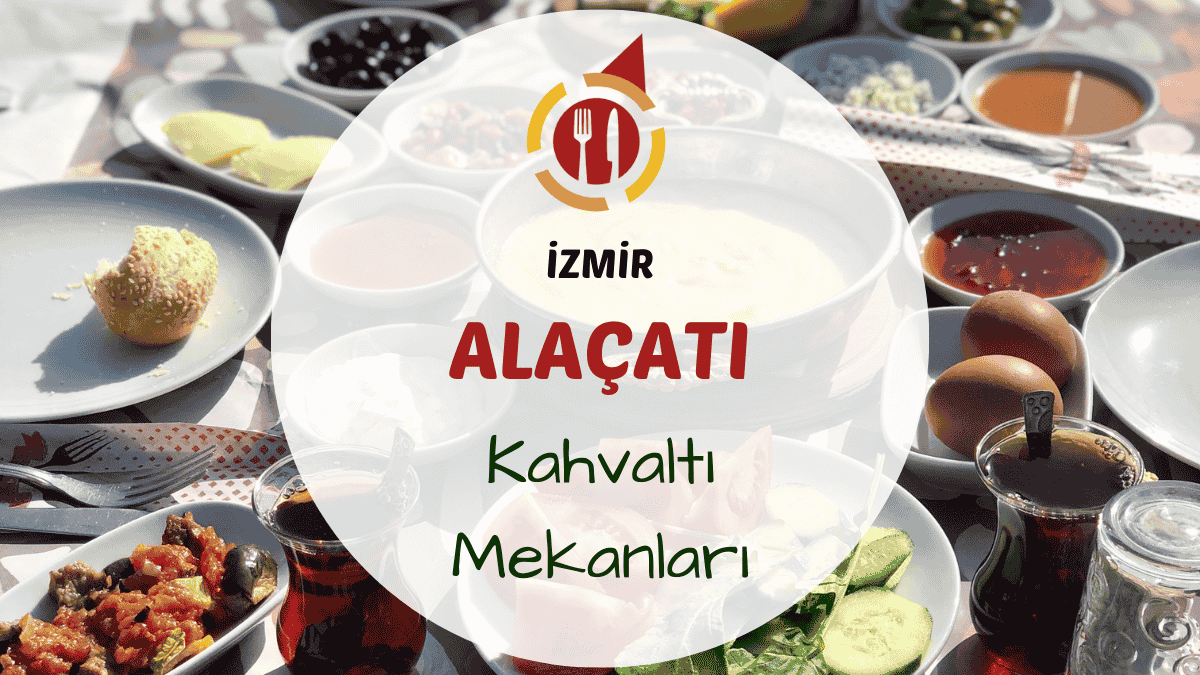 İzmir Alaçatı kahvaltı mekanlarını gösteren taş sokakta kurulmuş kahvaltı masası görseli