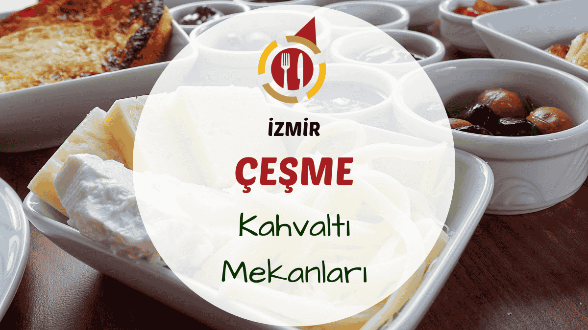 İzmir Çeşme kahvaltı mekanlarını gösteren deniz kenarında kurulmuş kahvaltı masası görseli
