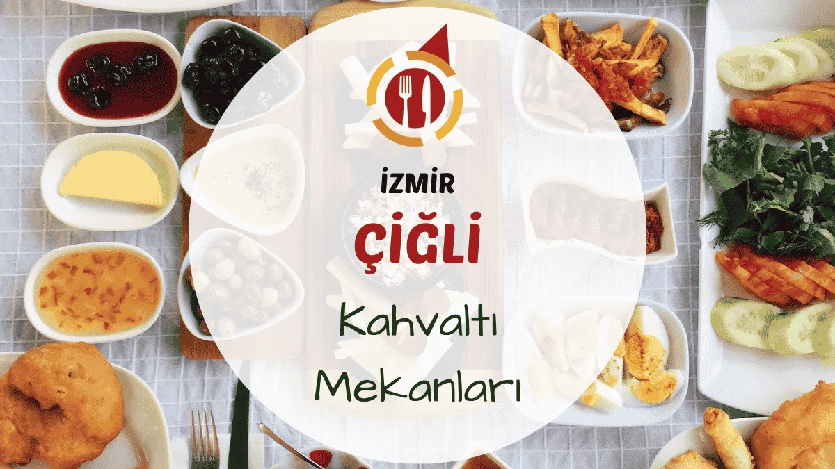 İzmir Çiğli kahvaltı mekanlarını gösteren şehir içinde açık havada kurulmuş kahvaltı masası görseli