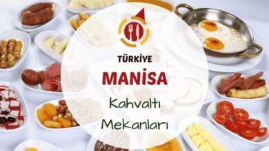 Manisa kahvaltı mekanlarını gösteren doğal ürünlerle hazırlanmış açık hava kahvaltı masası görseli