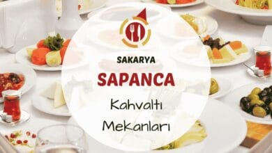 Sakarya Sapanca kahvaltı mekanlarını gösteren göl manzaralı açık hava kahvaltı masası görseli