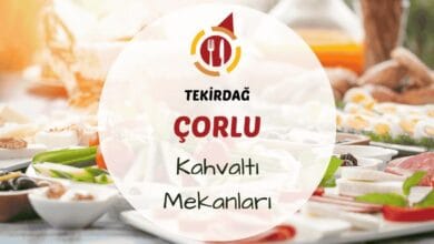 Tekirdağ Çorlu kahvaltı mekanlarını gösteren açık hava kahvaltı masası görseli