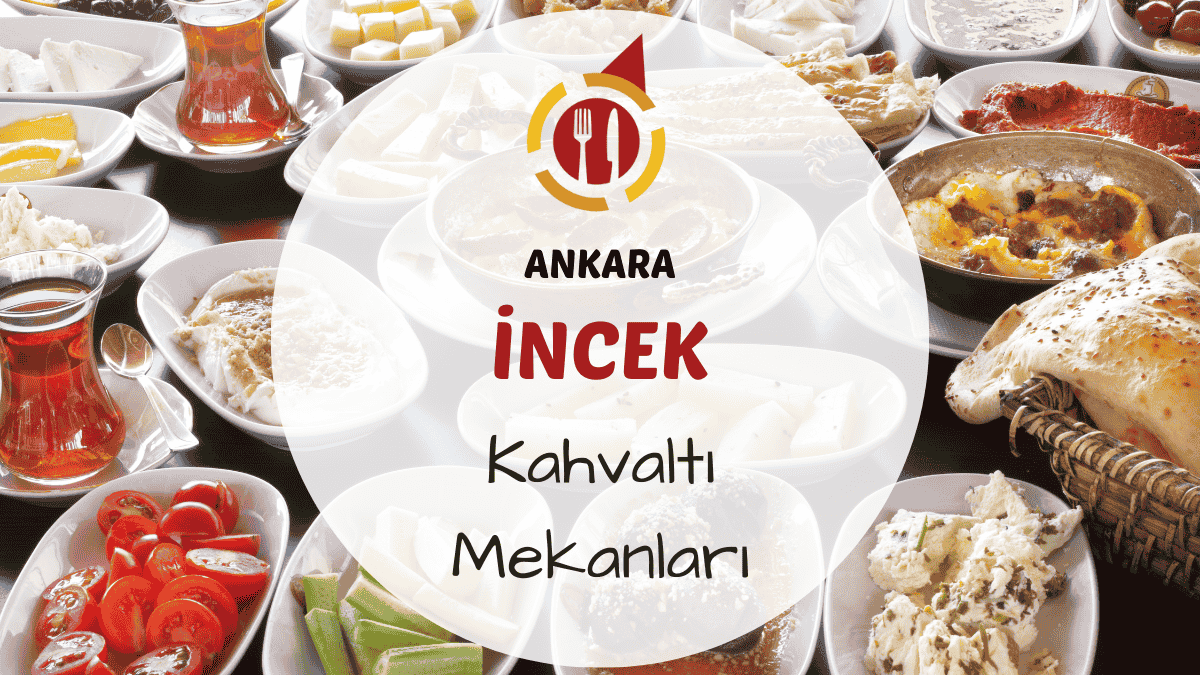 Ankara İncek kahvaltı mekanlarını gösteren doğa manzaralı, geniş bahçeli mekânda kurulu serpme kahvaltı masası görseli