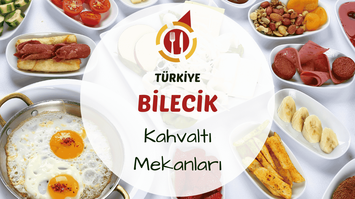 Bilecik kahvaltı mekanlarını gösteren yeşillikler içinde, yöresel lezzetlerle donatılmış serpme kahvaltı masası görseli