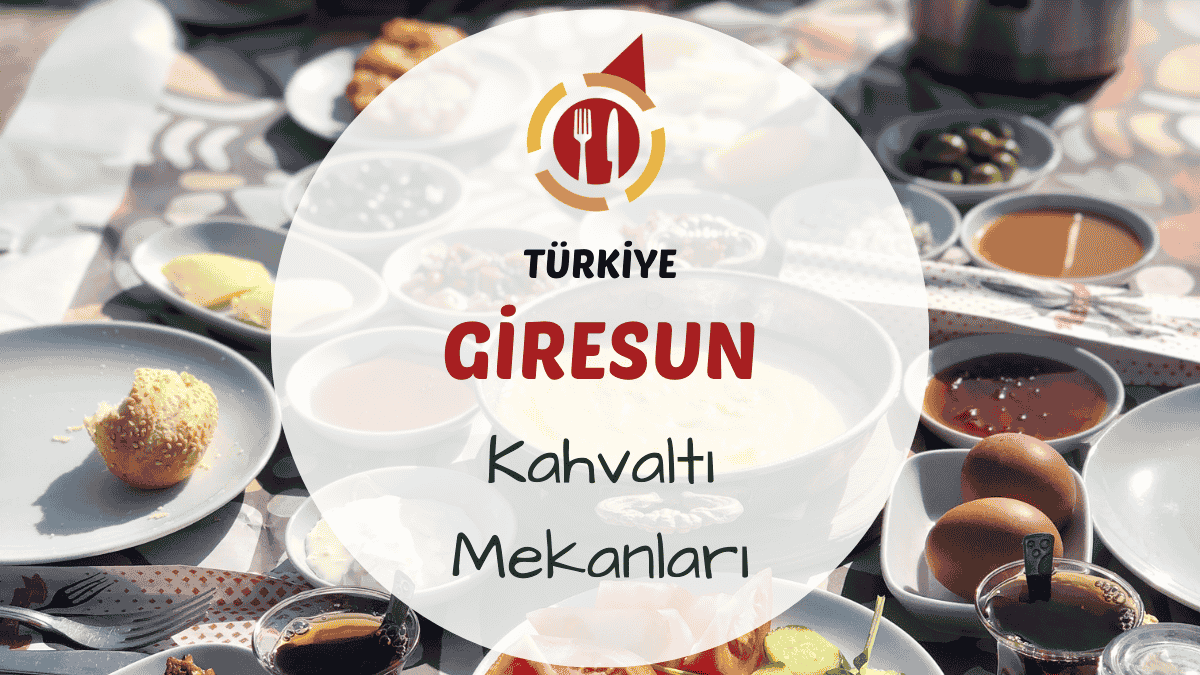 Giresun kahvaltı mekanlarını gösteren deniz manzaralı, fındıklı yöresel ürünlerle donatılmış serpme kahvaltı masası görseli