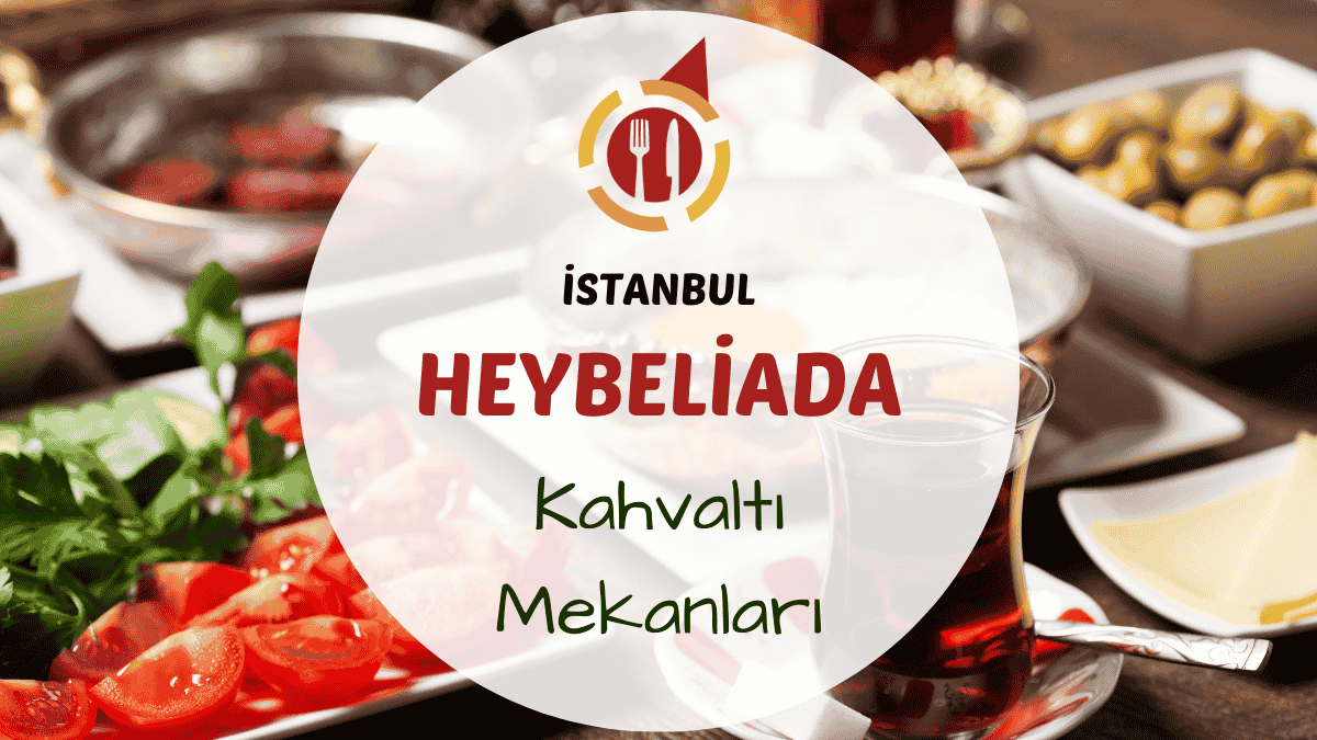 İstanbul Heybeliada kahvaltı mekanlarını gösteren deniz manzaralı açık hava kahvaltı masası; reçel, simit, beyaz peynir ve demli çayla hazırlanmış görsel