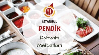 İstanbul Pendik kahvaltı mekanlarını gösteren deniz manzaralı ya da park içinde kurulmuş kahvaltı masası görseli