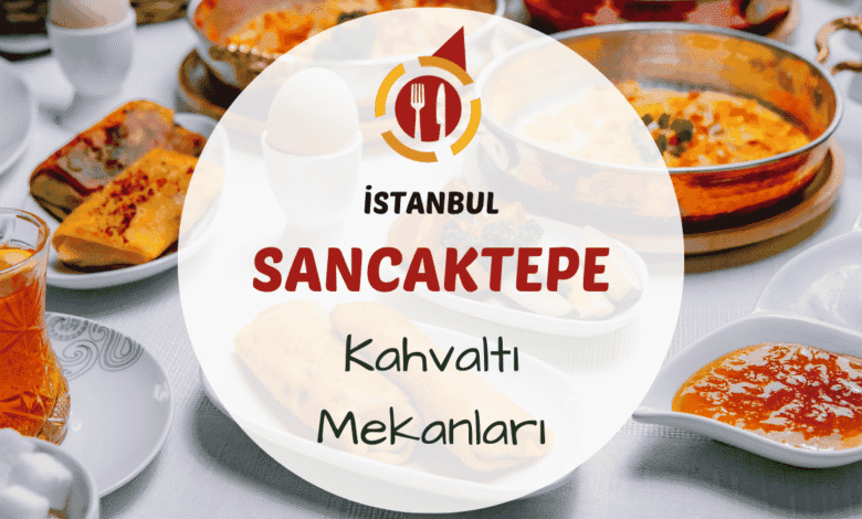 İstanbul Sancaktepe kahvaltı mekanlarını gösteren doğa içinde kurulmuş serpme kahvaltı masası; menemen, reçel, peynir ve yeşilliklerle hazırlanmış görsel