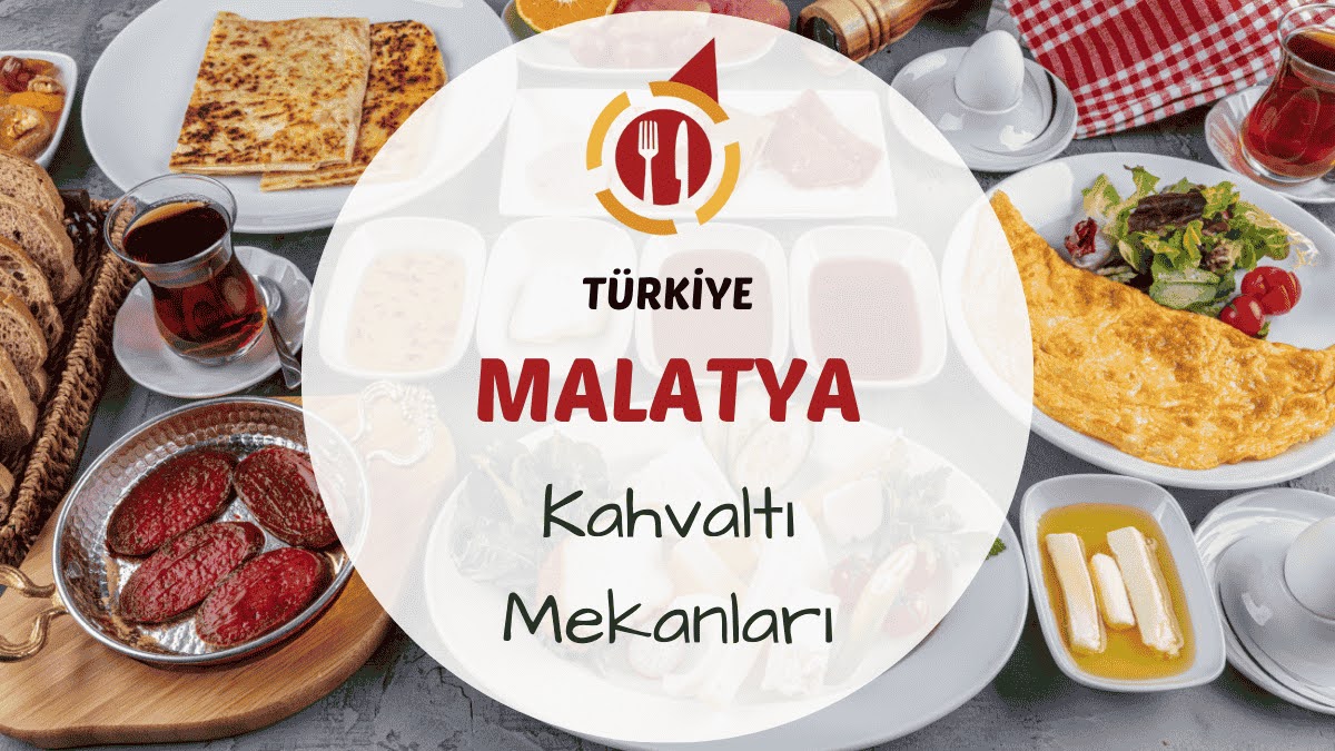Malatya kahvaltı mekanlarını gösteren yöresel ürünlerle dolu, doğayla iç içe ya da şehir manzaralı serpme kahvaltı masası görseli
