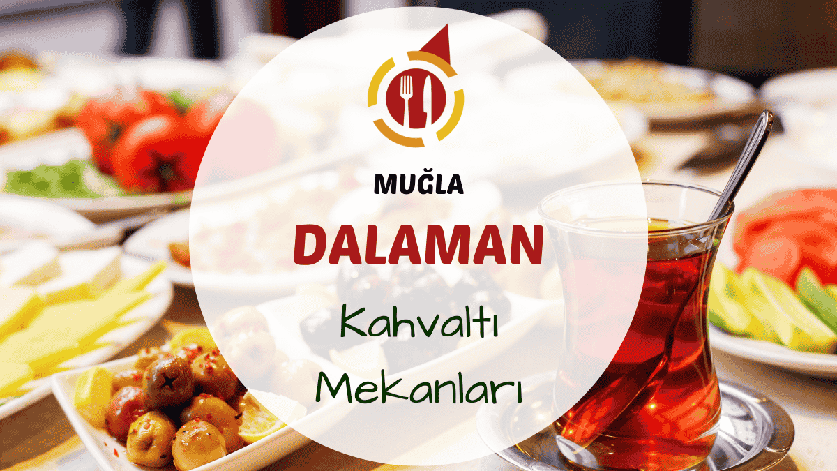 Muğla Dalaman kahvaltı mekanlarını gösteren doğa içinde veya dere kenarında kurulmuş zengin serpme kahvaltı masası görseli