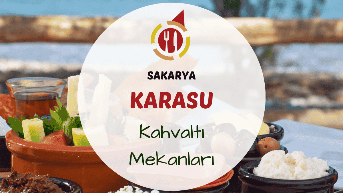 Sakarya Karasu kahvaltı mekanlarını gösteren deniz manzaralı açık hava kahvaltı masası görseli
