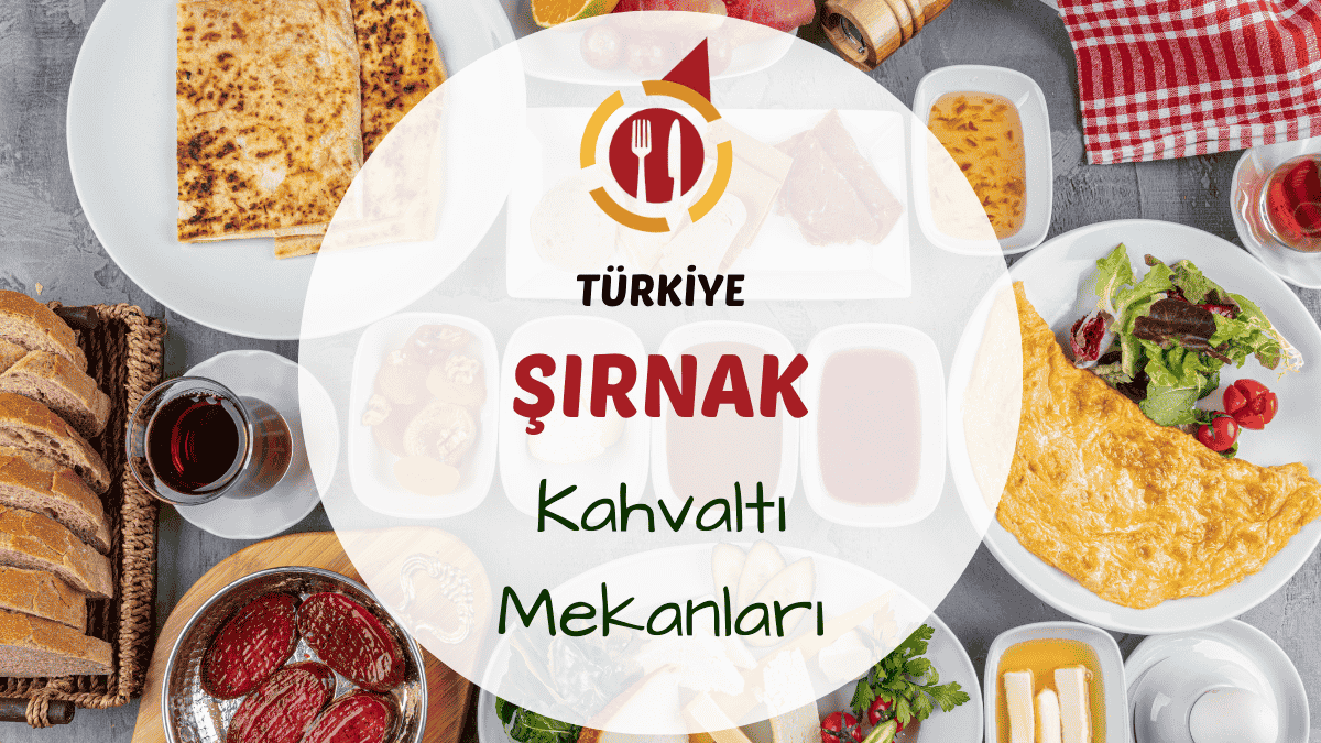 Şırnak kahvaltı mekanlarını gösteren yöresel kahvaltı sofrası; tandır ekmeği, otlu peynir, çökelek, zeytin ezmesi ve sıcak çay eşliğinde hazırlanmış görsel
