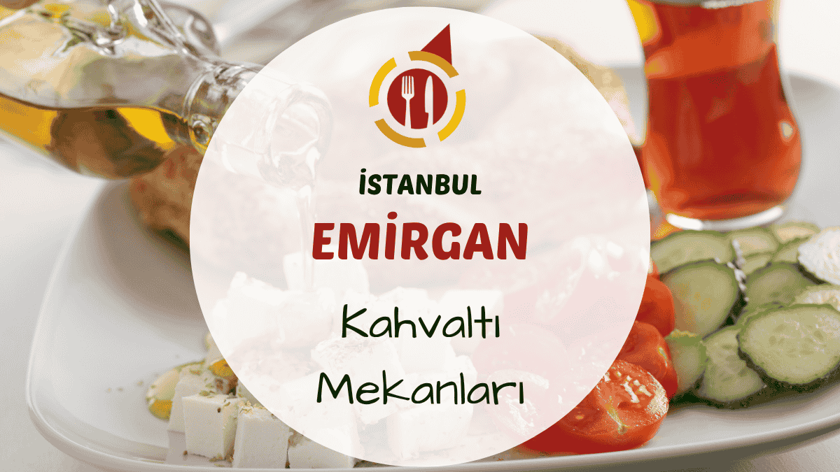 Boğaz manzarası eşliğinde Emirgan kahvaltı mekanlarında serpme kahvaltı masası